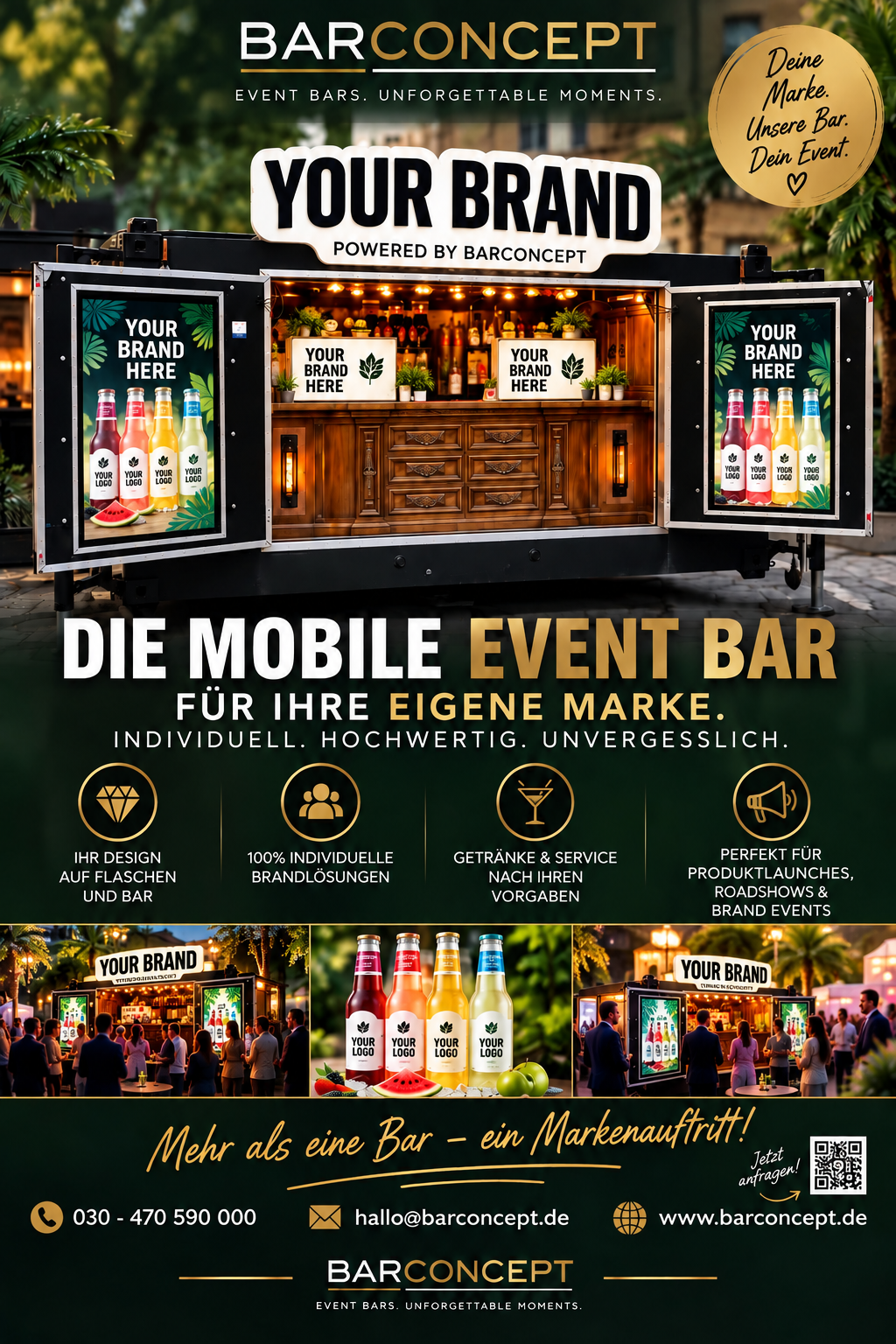 BARCONCEPT - Mobile Event Bar - YOUR BRAND
